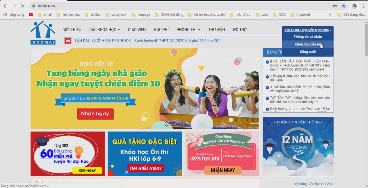 Hướng dẫn học trực tuyến (Nền tảng 12 - Môn Sinh học) - HOCMAI