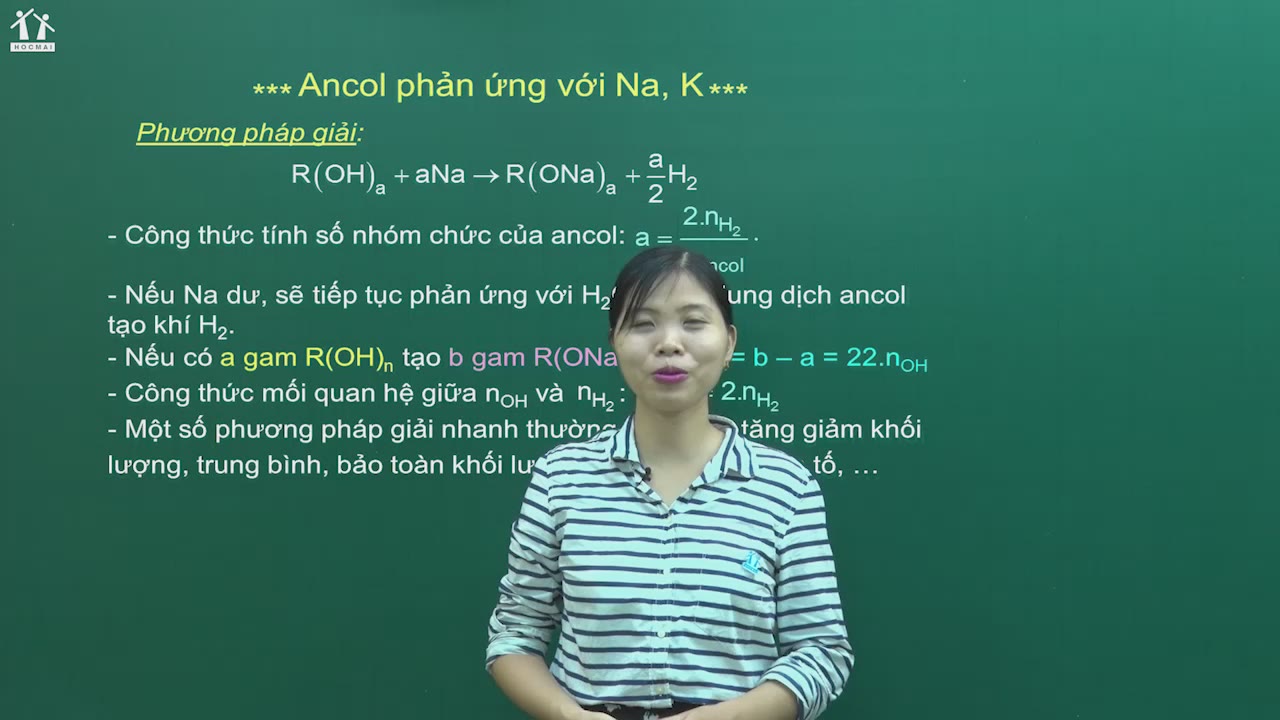 Ancol có tác dụng với kim loại nào?
